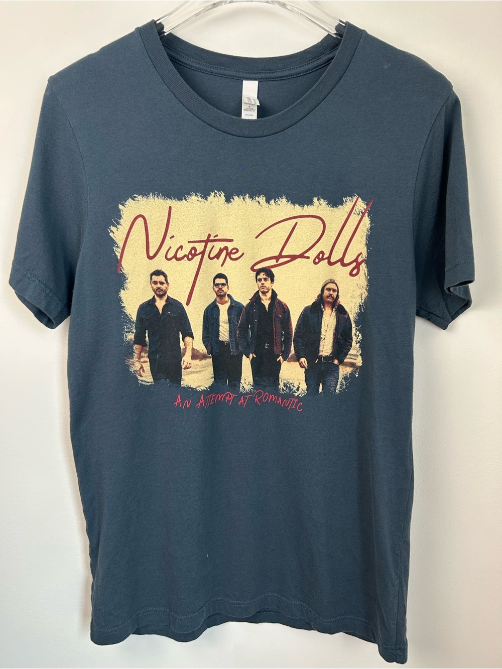 BELLA CANVAS Nicotine Dolls An Attempt At Romantic Band Tee